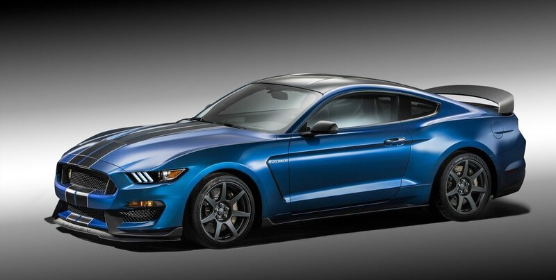 Blue Muscle Car — Dramatic, Photograph, Black Stripes