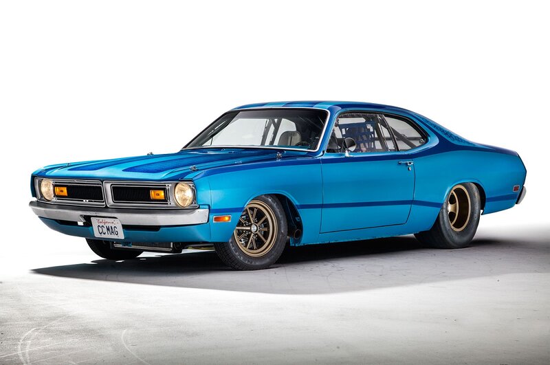Blue Muscle Car — Dramatic, Photograph, Race Car