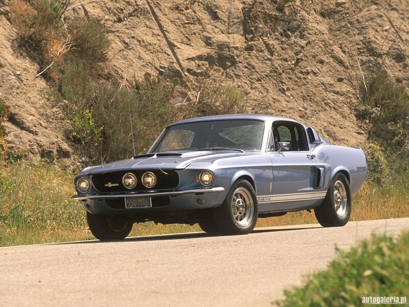 Blue Muscle Car — Dynamic, Afternoon, Photograph, Road, Hill