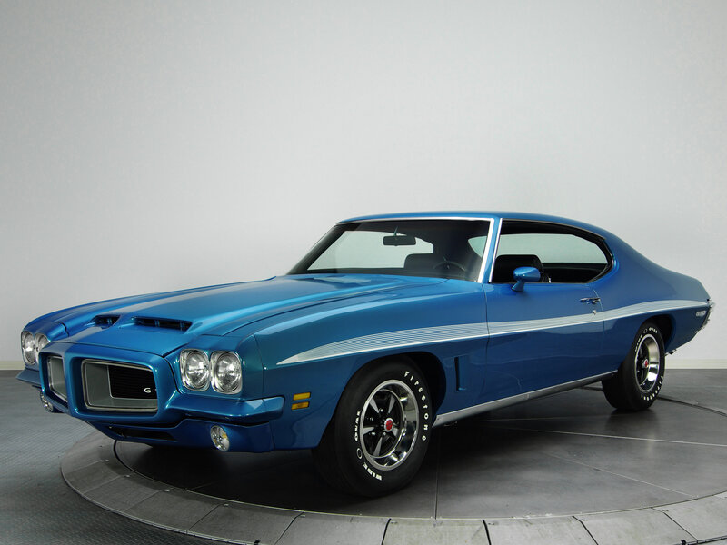 Blue Muscle Car — Neutral, Photograph
