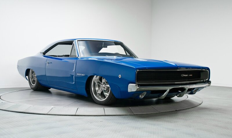 Blue Muscle Car — Neutral, Photograph, Wheel
