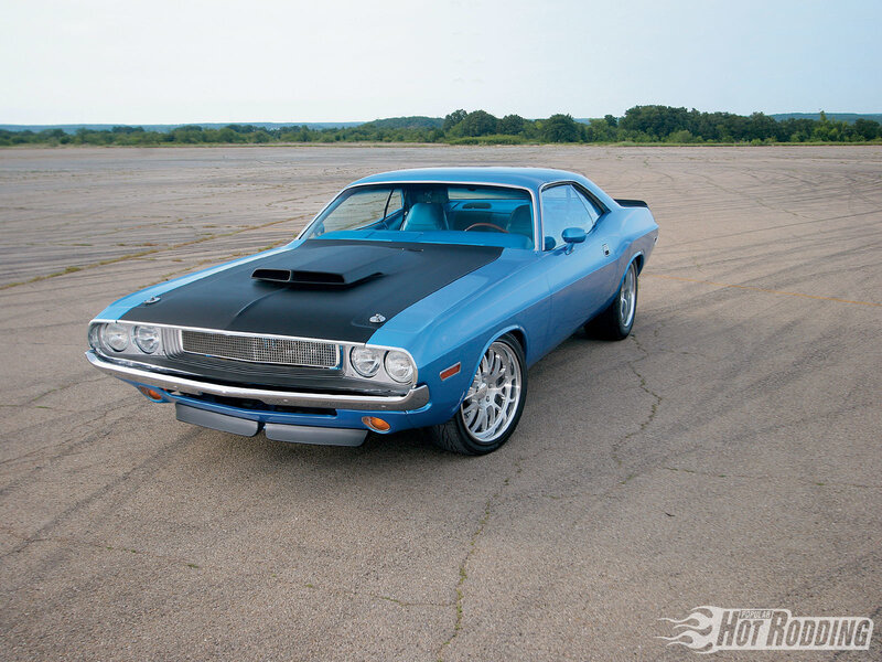 Blue Muscle Car — Open