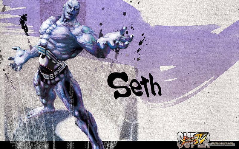 Blue Muscular Character