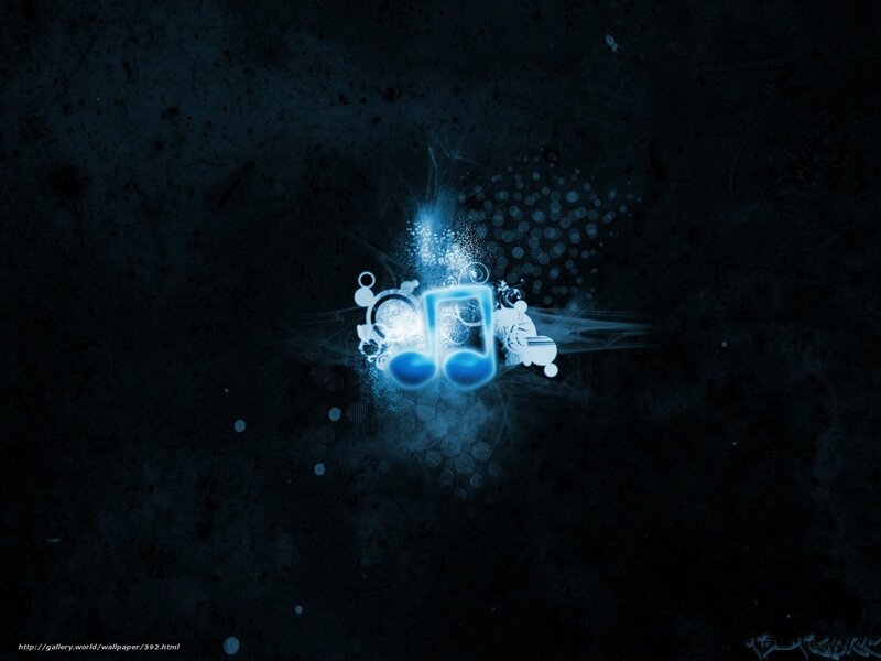 blue music note explosion