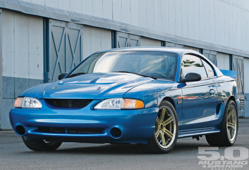 Blue Mustang Car — Neutral, Afternoon