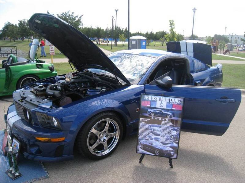 Blue Mustang Car — Showcase