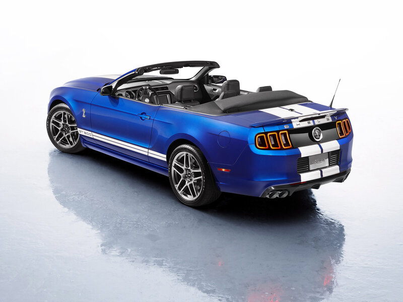 Blue Mustang Convertible — Clean