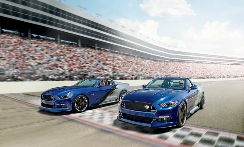 Blue Mustang Convertibles
