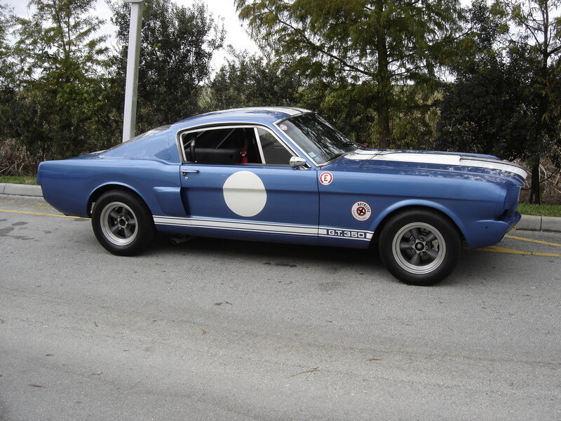 blue mustang gt350 race car