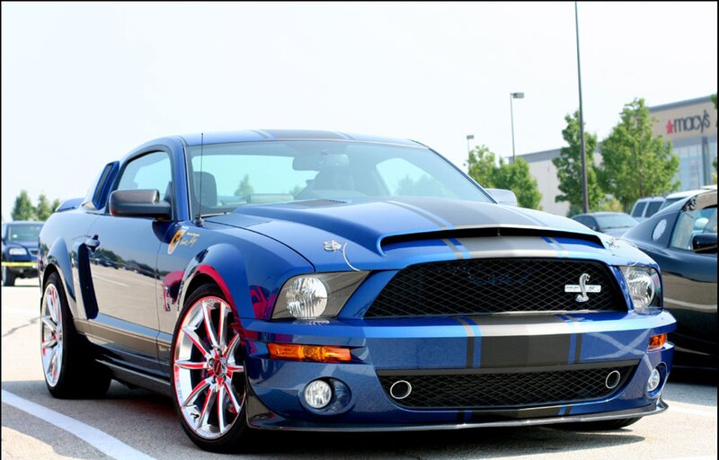 Blue Mustang Shelby
