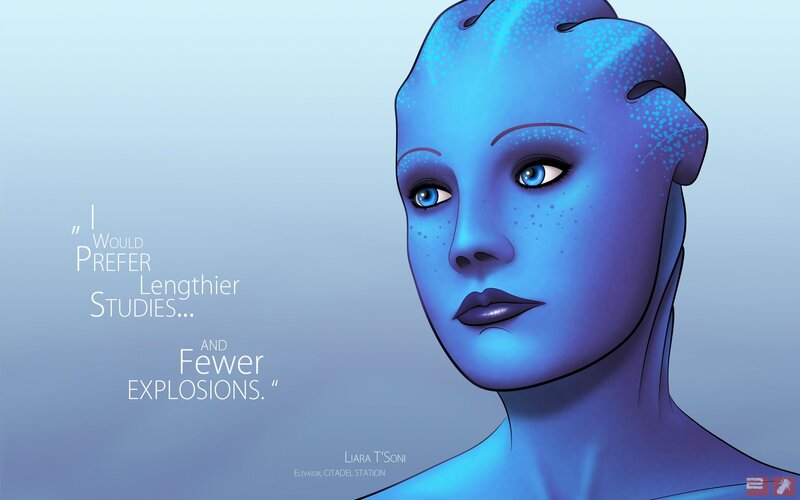 Blue Na'vi character portrait