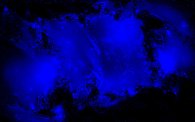 blue nebula abstract background