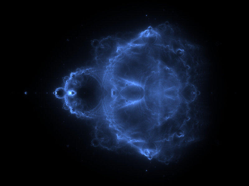Blue Nebula in Space — Cosmic, Photograph