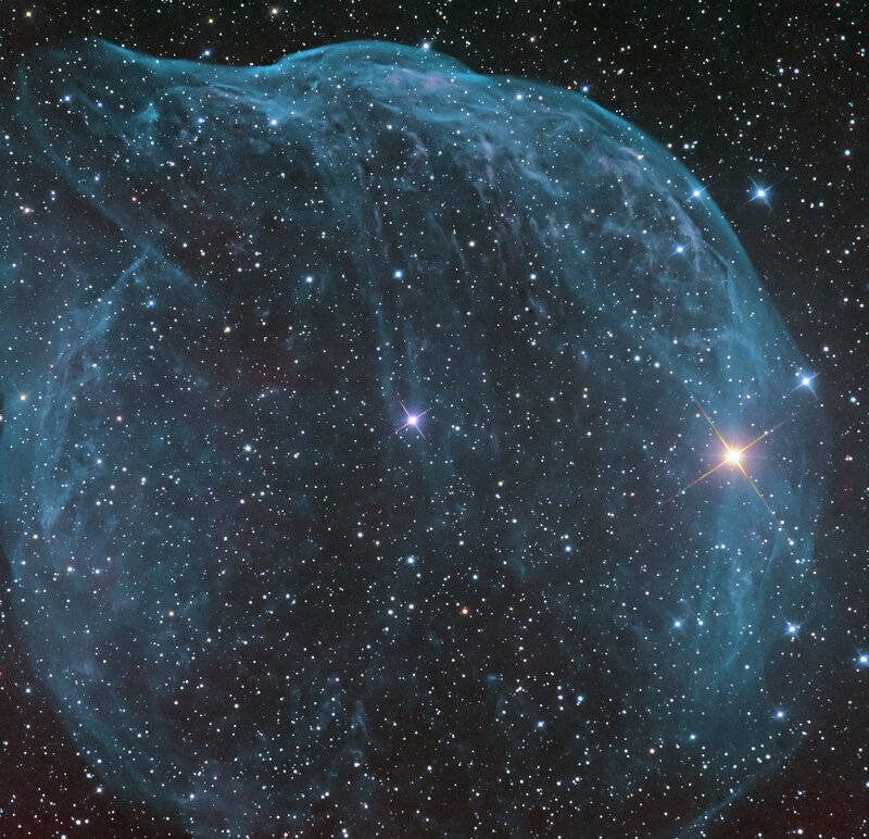 Blue Nebula in Starfield