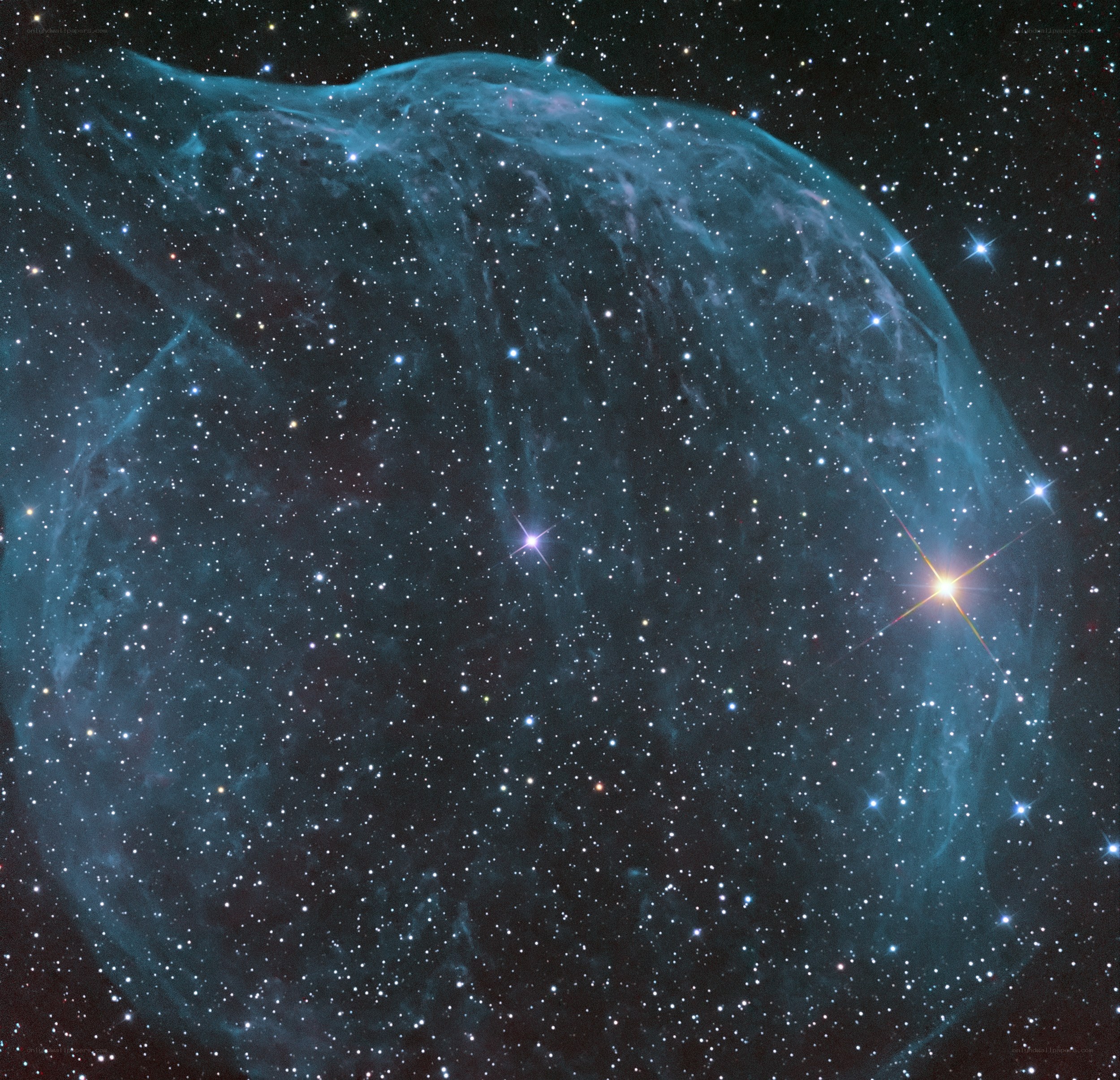 Blue Nebula in Starfield