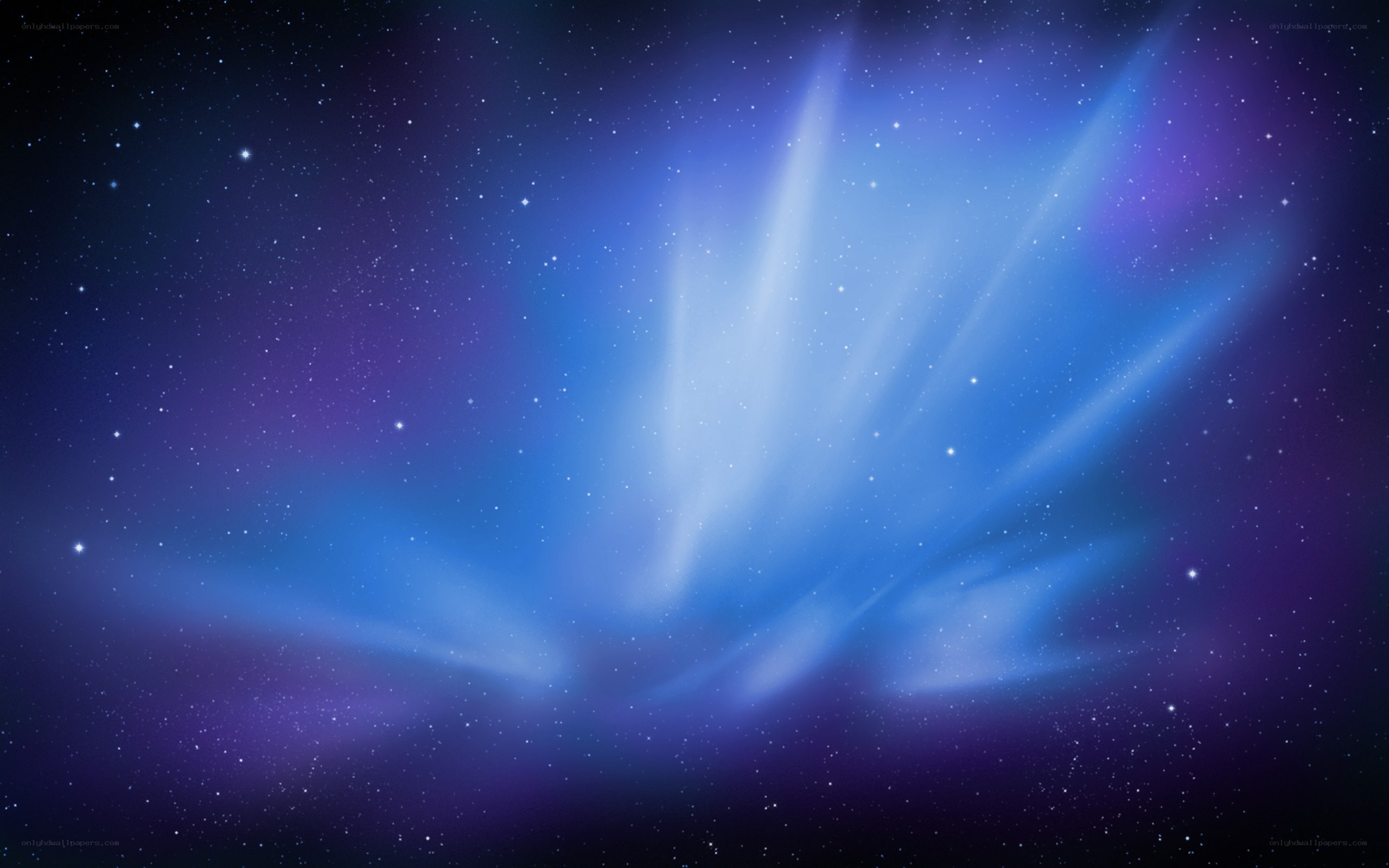blue nebula with stars