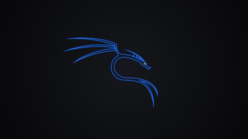 Blue Neon Dragon