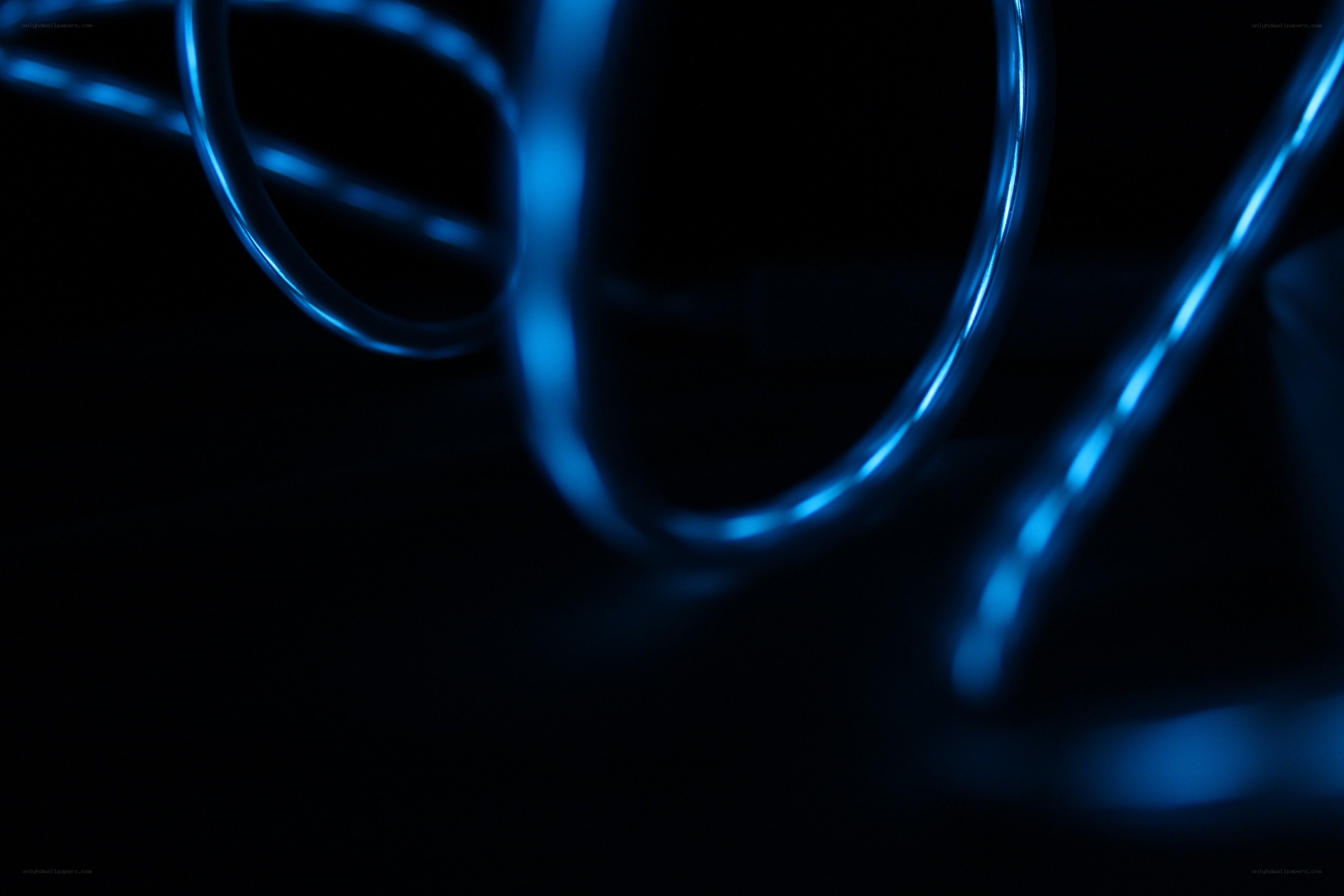 blue neon light curves