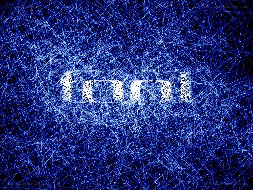 blue network pattern with text