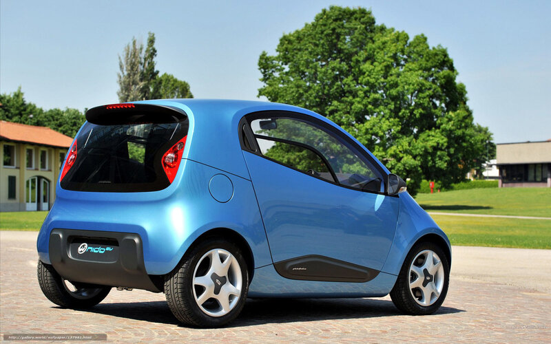 Blue Nido EV car