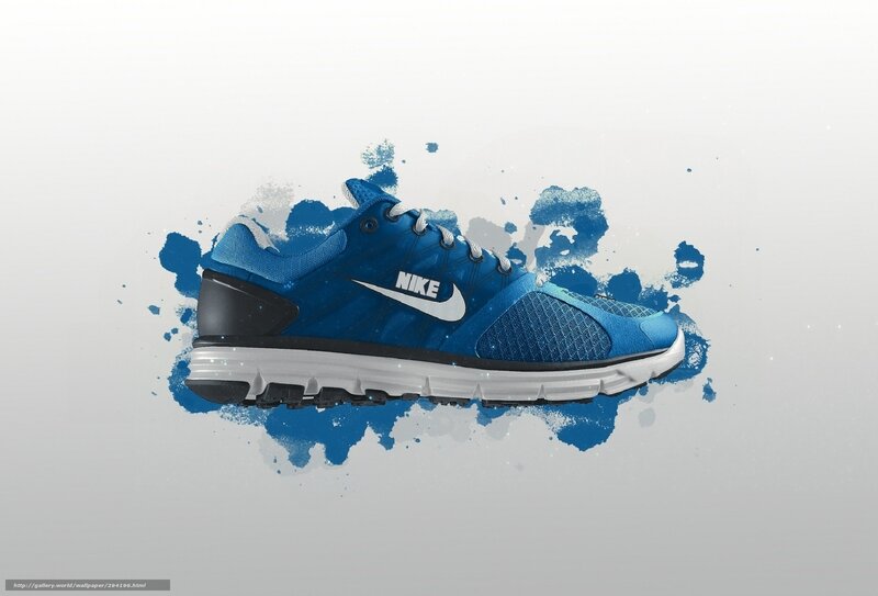 Blue Nike Running Shoe — Clean