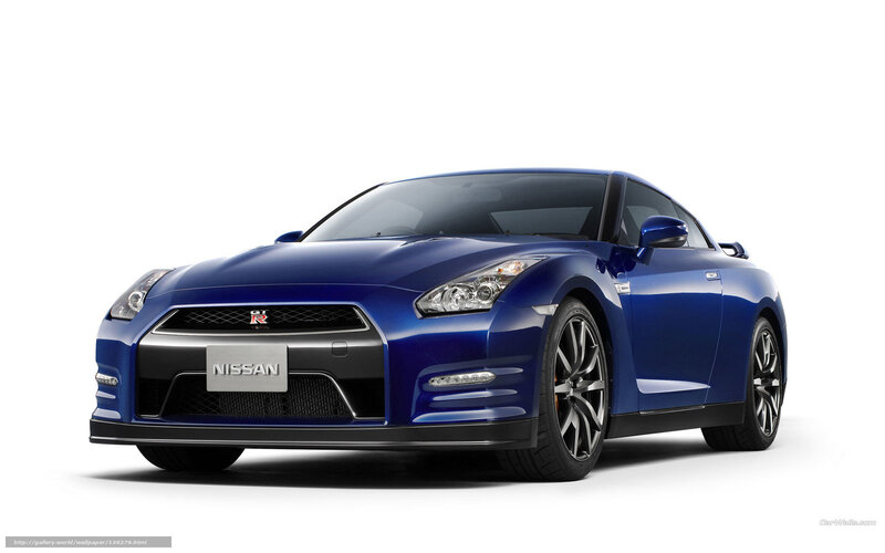 Blue Nissan Gt-r Car — Neutral