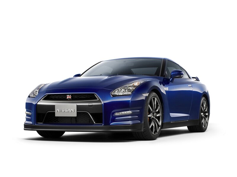 Blue Nissan Gt-r — Neutral, Photograph, Car, Headlights