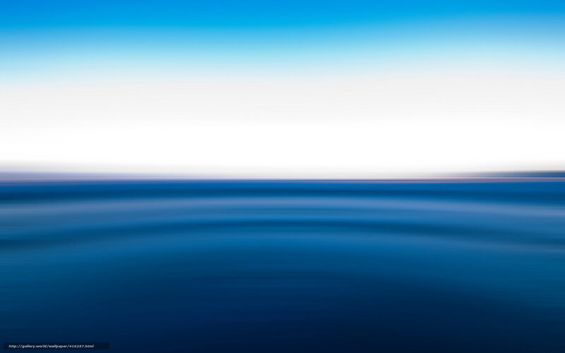 Blue ocean horizon