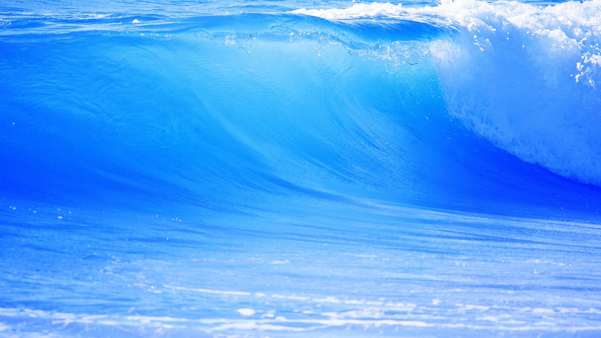 blue ocean wave