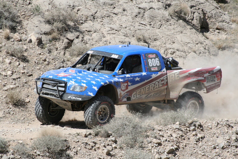 Blue Off-road Truck — Action-packed