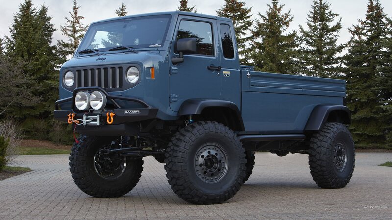 Blue Off-road Truck — Neutral, Photograph