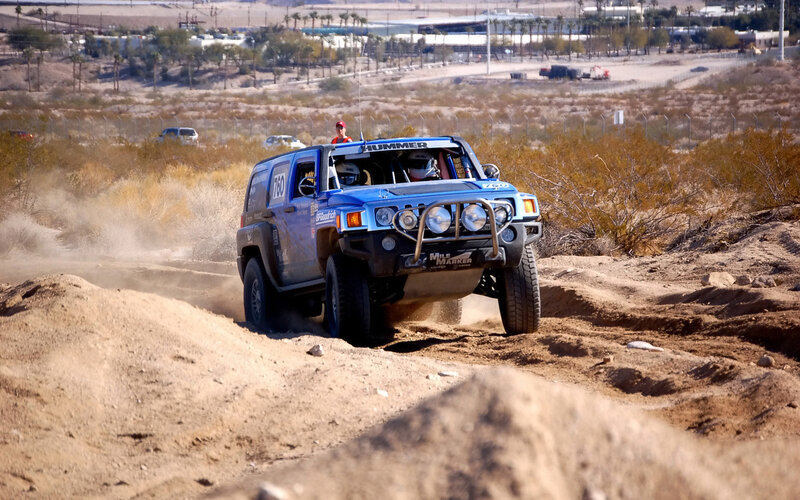Blue Off-road Vehicle — Action