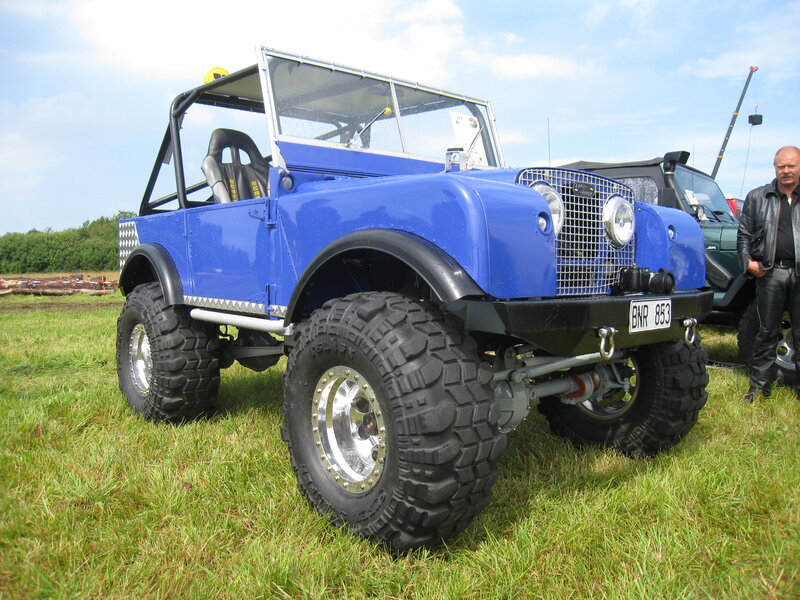 Blue Off-road Vehicle — Outdoor