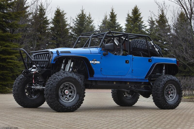 Blue Off-road Vehicle