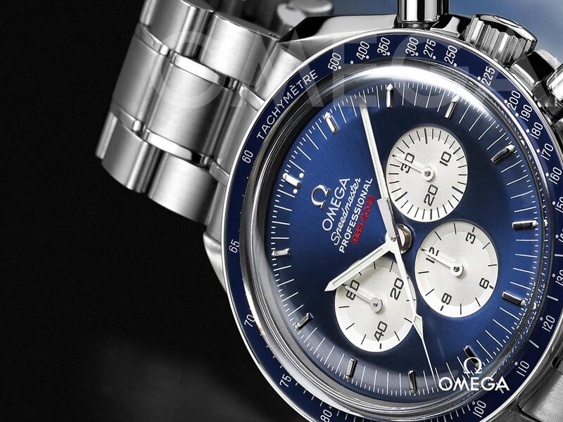 Blue Omega Watch
