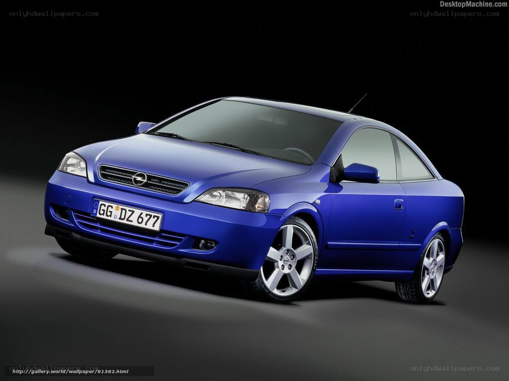 blue opel astra coupe
