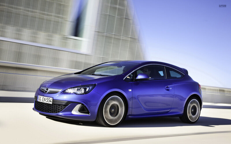 Blue Opel Astra Gtc — Dynamic, Afternoon