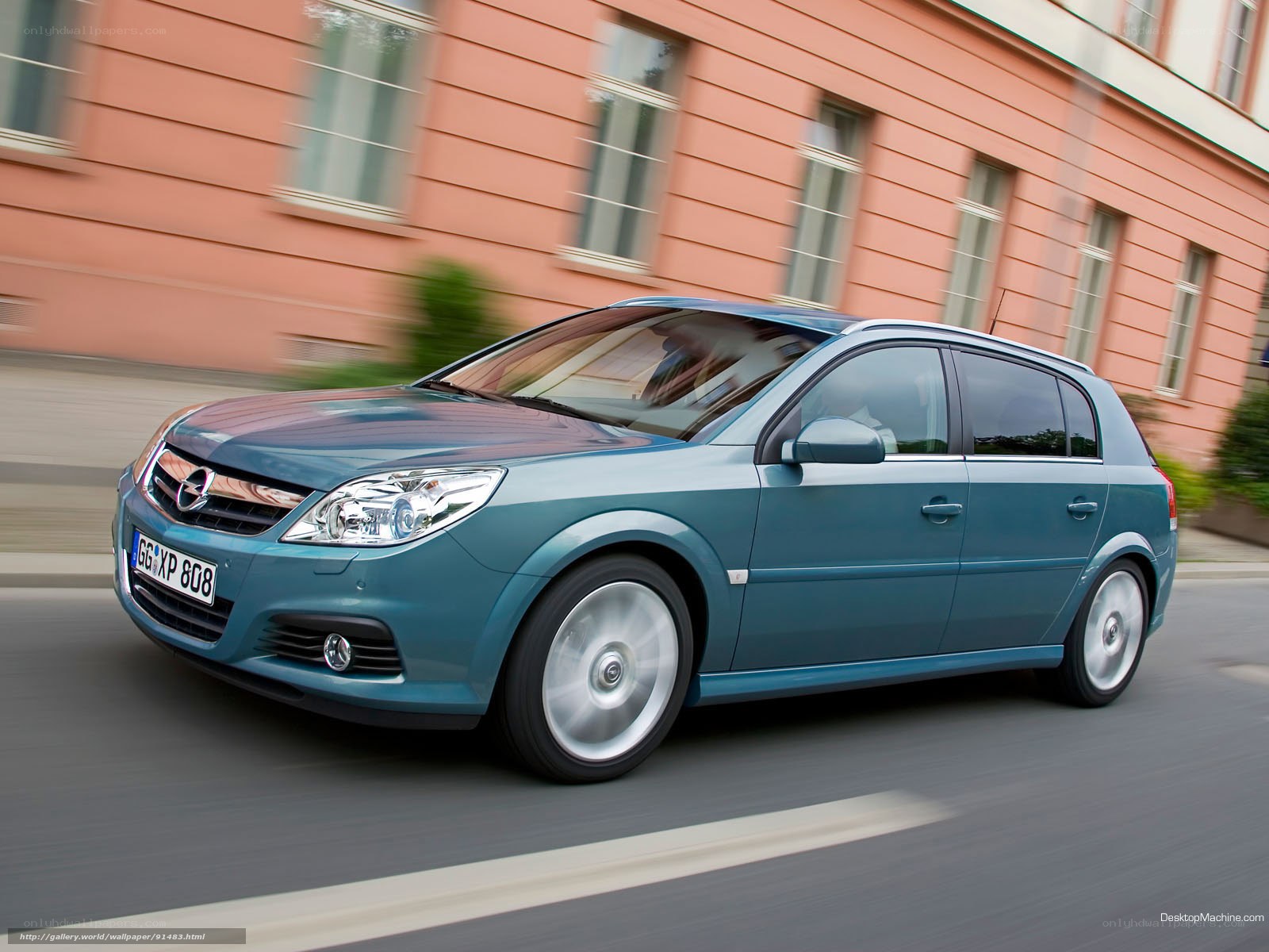blue opel astra station wagon