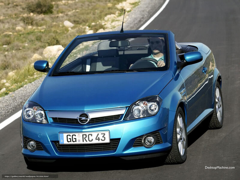 blue opel corsa convertible