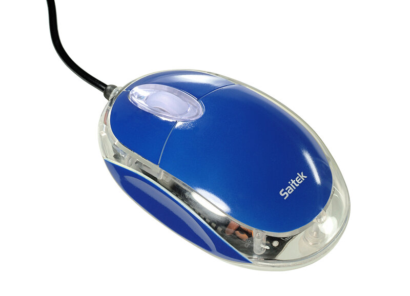 blue optical computer mouse