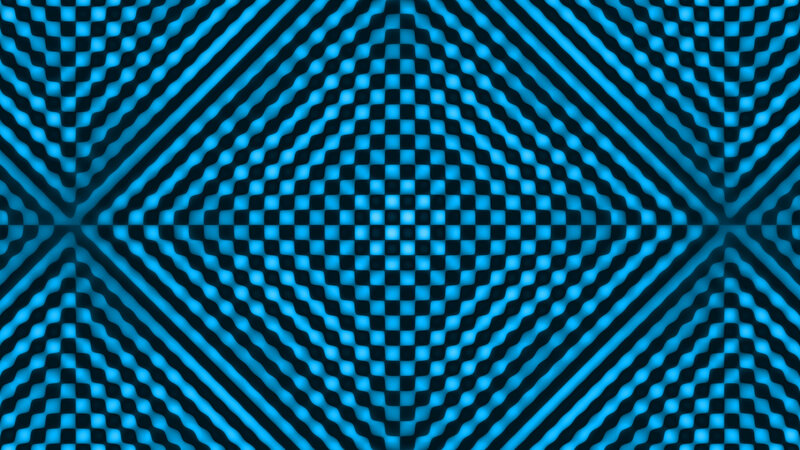 Blue Optical Illusion Pattern