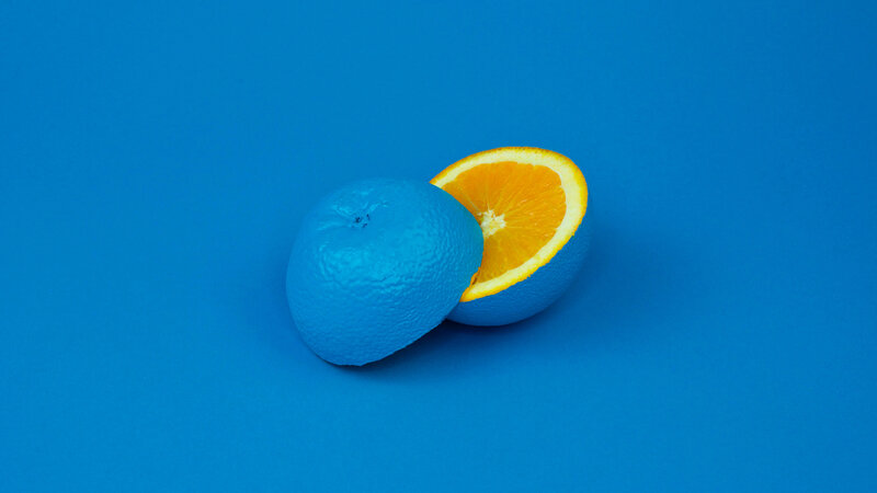 Blue Orange Fruit