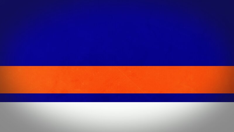 blue orange white stripes