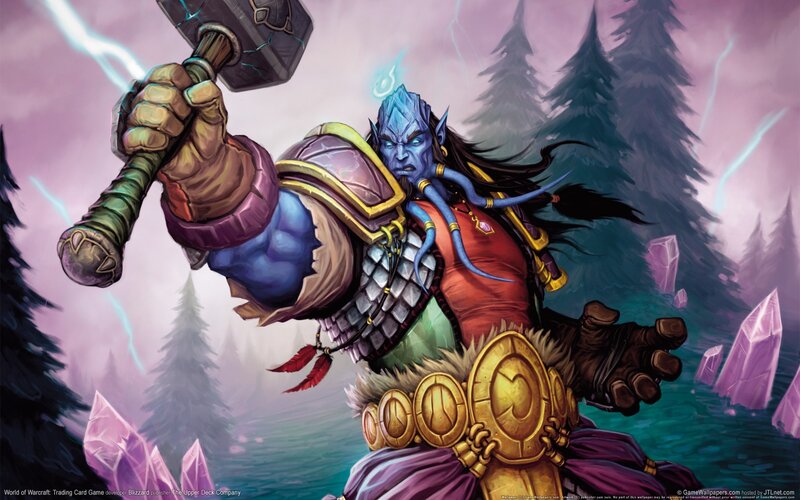 Blue orc with hammer