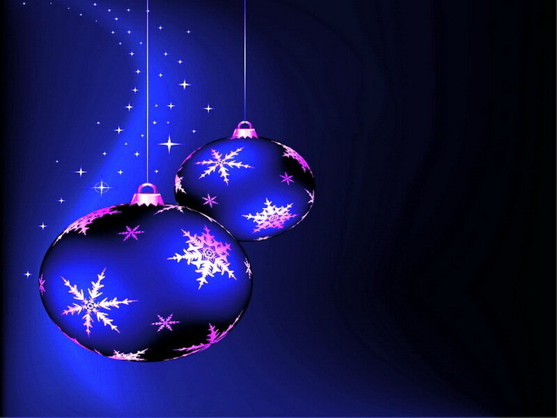 Blue Ornament Balls