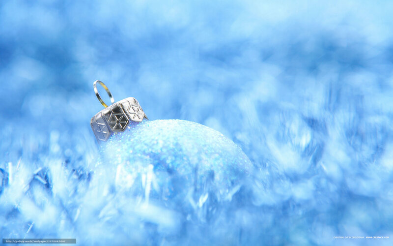 Blue Ornament on Blue Surface — Calm