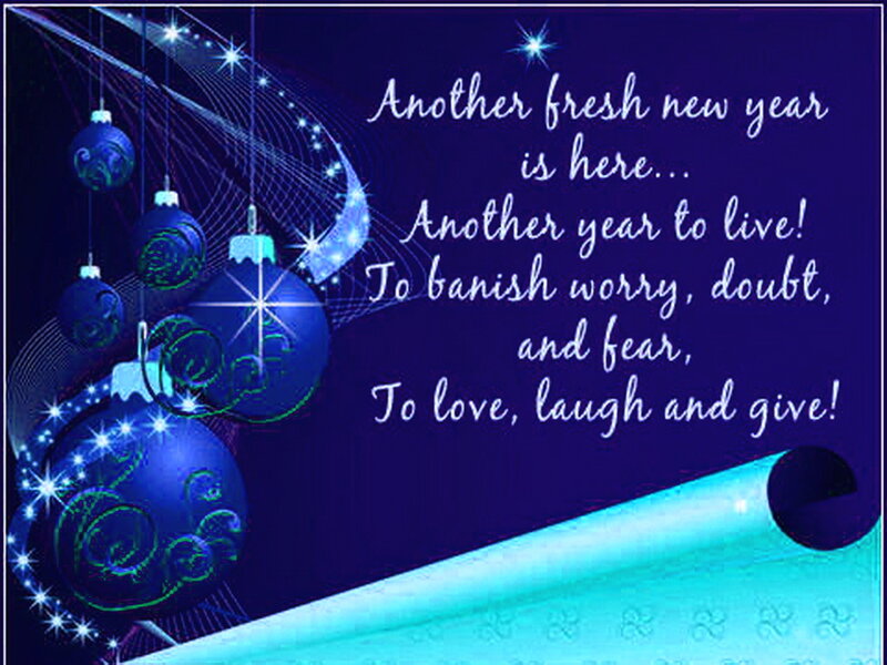 Blue Ornaments on String