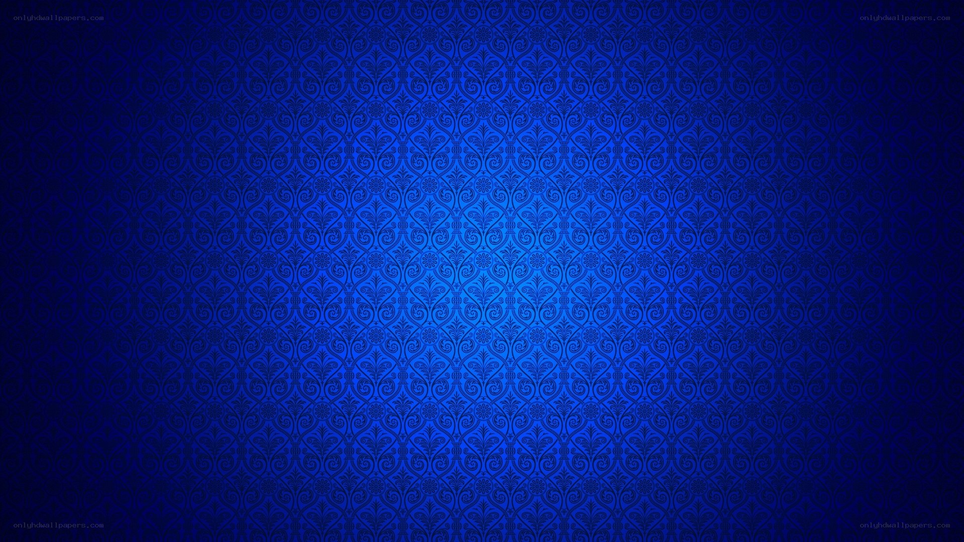 blue ornate pattern background