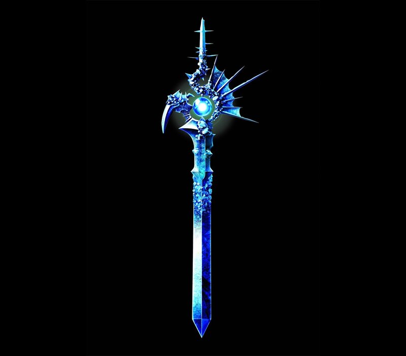 Blue Ornate Sword