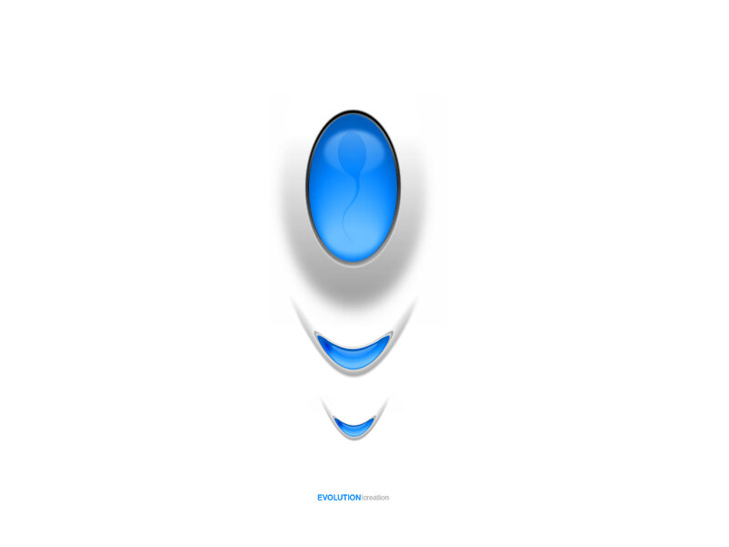 blue oval logo design